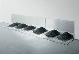 Robert Smithson's Gravel Mirrors with Cracks and Dust, 1968, from diaart.org